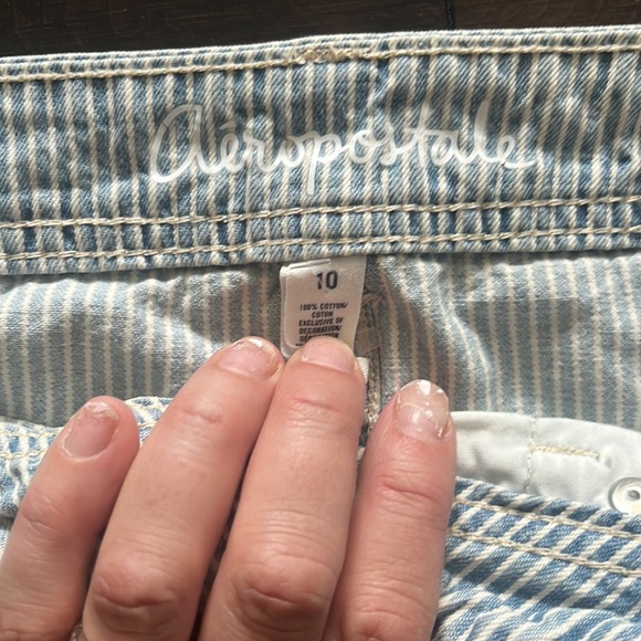 Super cute blue and white striped skirt - Picture 2 of 5